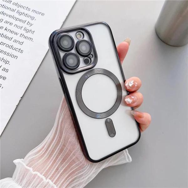 iPhone Uyumlu Magsafe Özellikli Lazer Silikon Kılıf