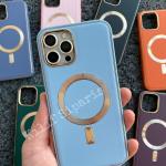 iPhone Uyumlu Magsafe Özellikli Deri Kılıf