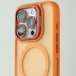 iPhone Uyumlu Lens Hediyeli Mat Magsafe Ultra Lüx Kılıf