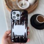 iPhone Uyumlu Kaplan Diş Çerçeve Desenli Silikon Kılıf