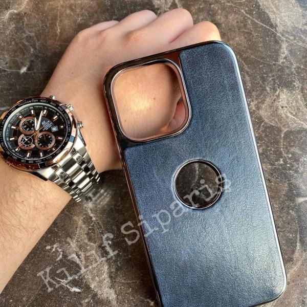 iPhone Uyumlu %100 Deri Telefon Kılıfı