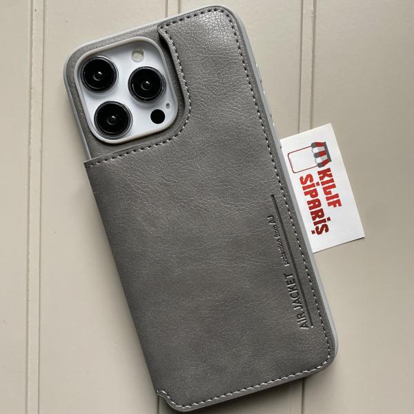 iPhone Uyumlu Kartlık Cüzdan Deri Kılıf